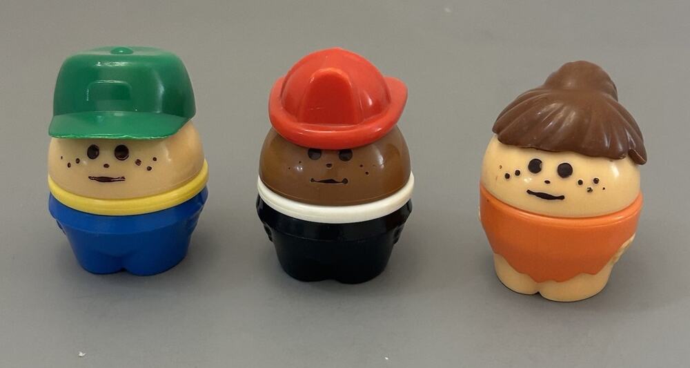 3 Little Tikes Toddle Tots Chunky People Figures Mixed Lot Vintage